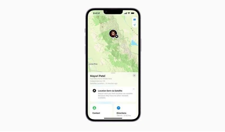 科尔沁苹果14维修分享iPhone14系列中 FindMy功能通过卫星分享位置方法教程 